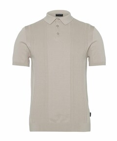 Heren polo beige
