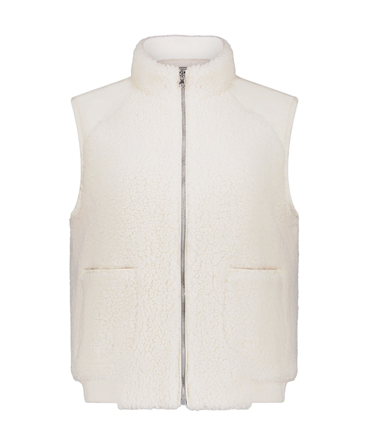 Dames gilet ecru