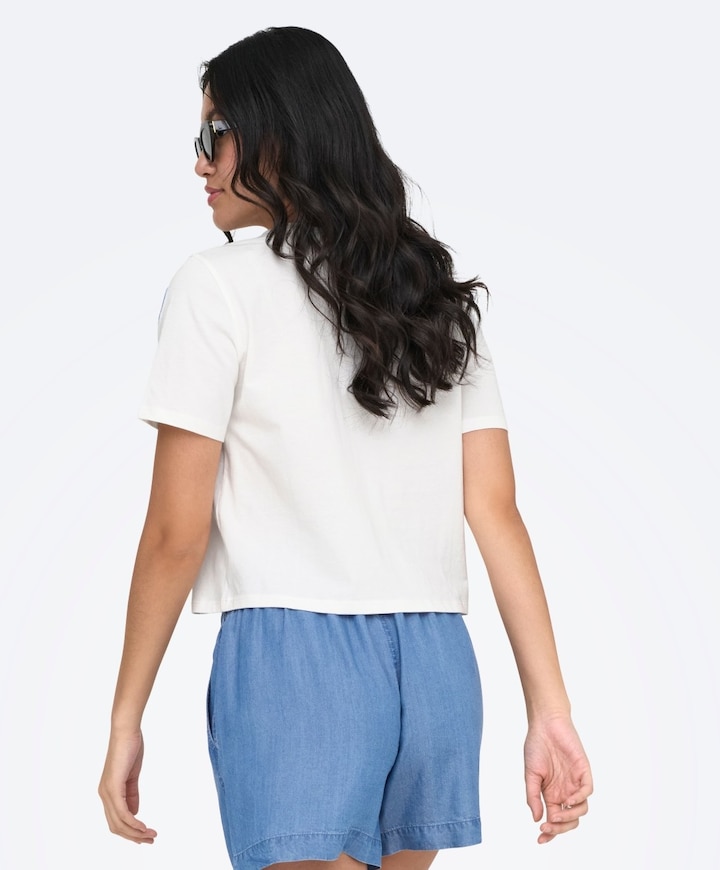 Dames T-shirt ecru
