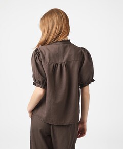 Dames blouse bruin