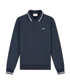 Heren polo blauw