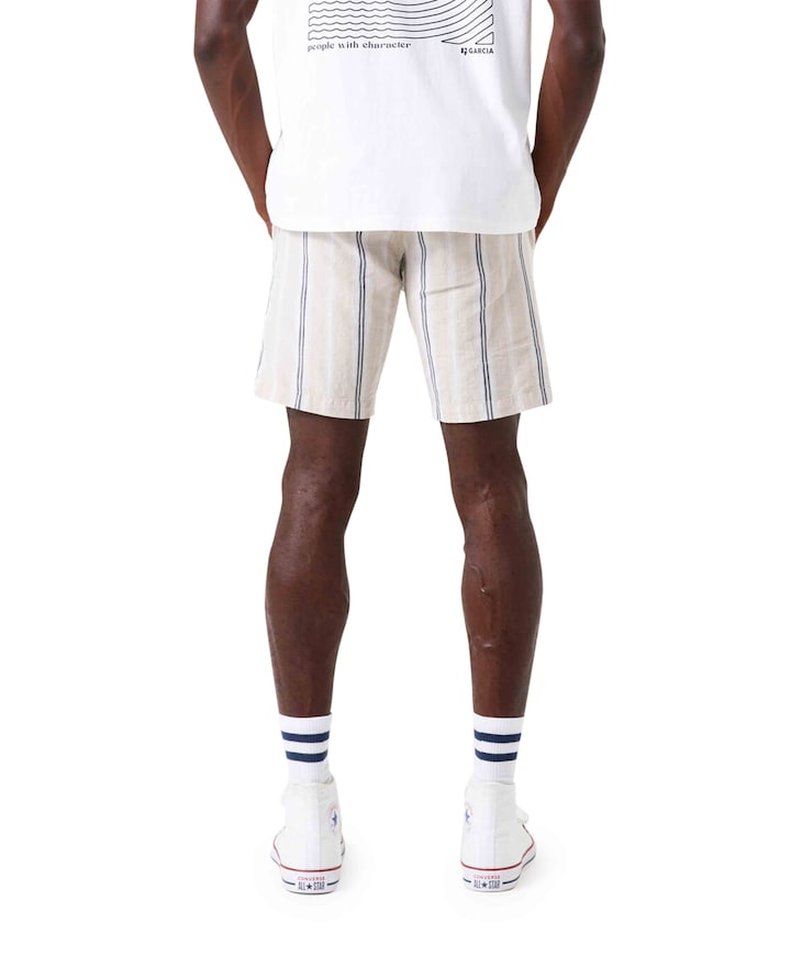 E51325_men's korte broek beige