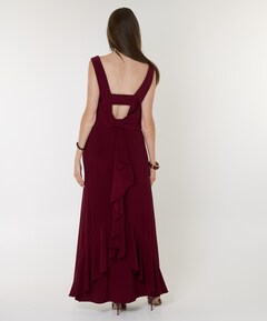 Dames jurk bordeaux