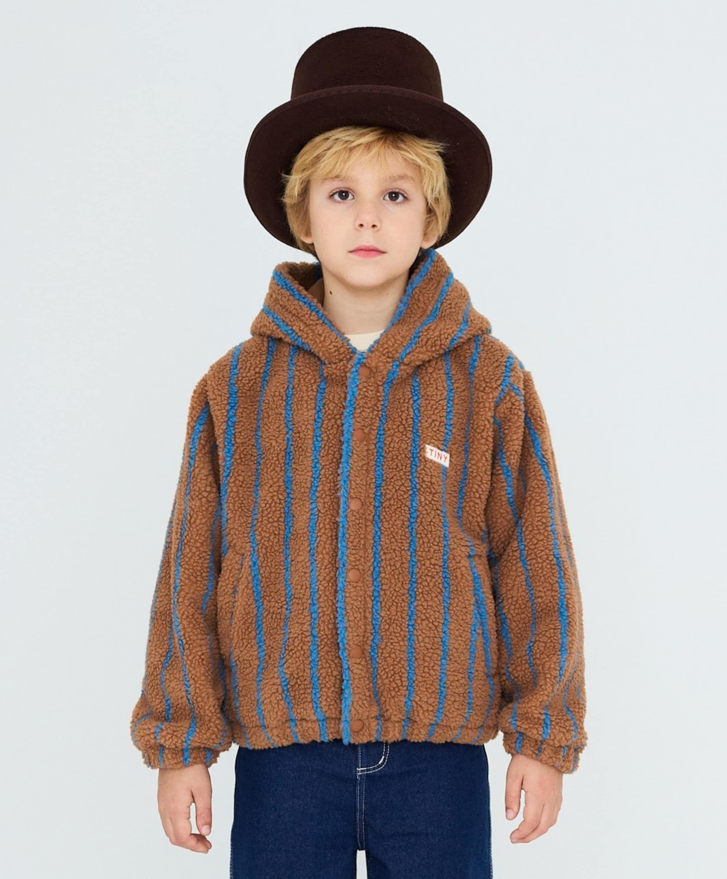 Jongens jas beige