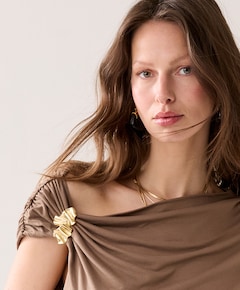 Dames top beige