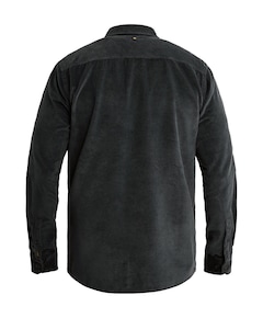 Heren overhemd lange mouw blauw