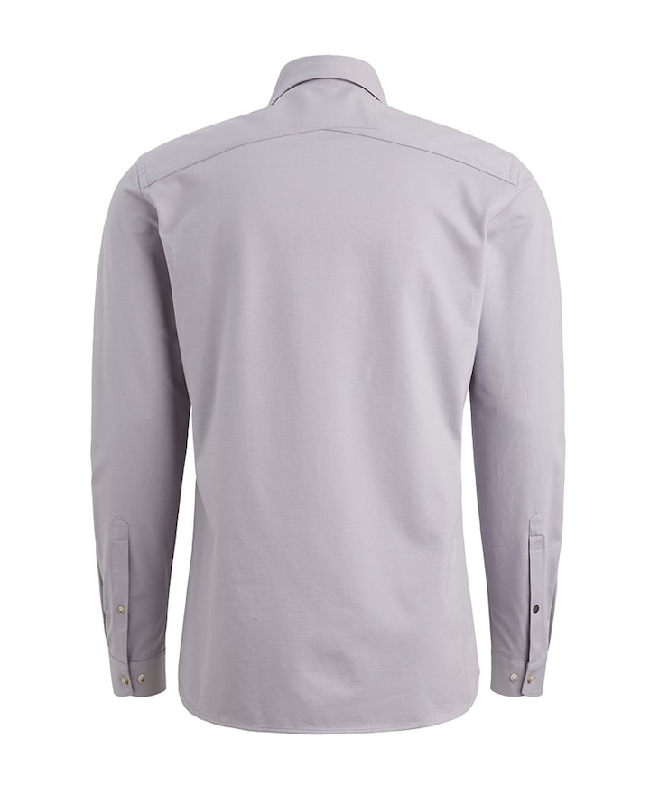 Heren overhemd lange mouw blauw