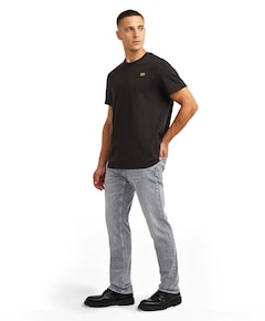 Mosa Straight heren jeans grijs