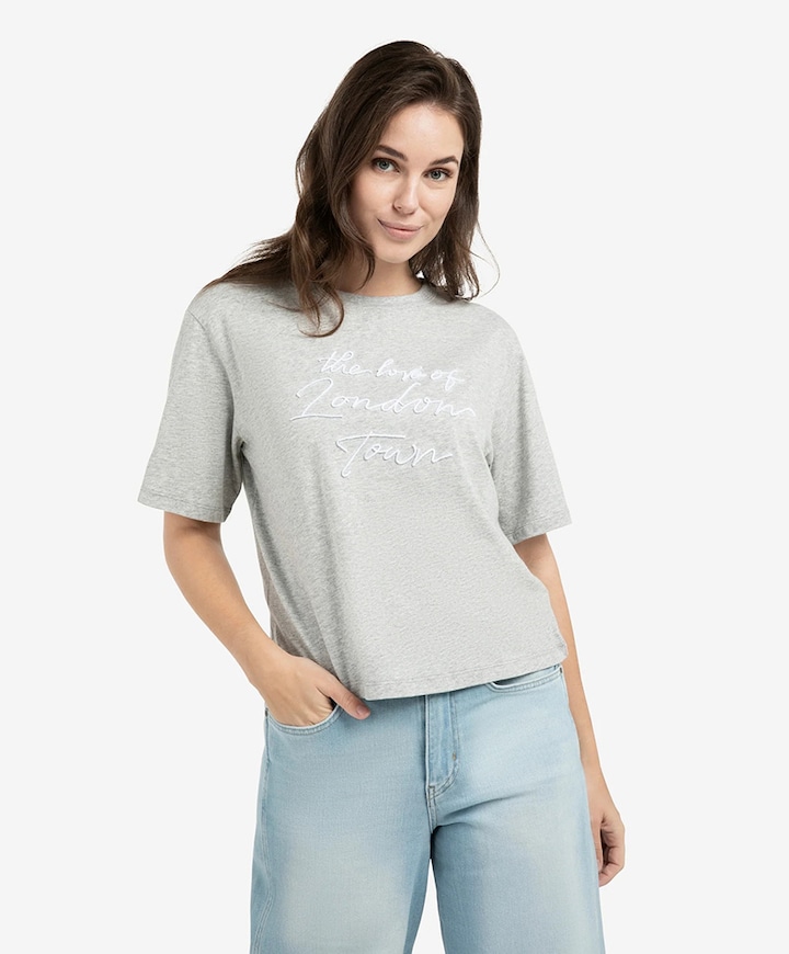Dames T-shirt grijs