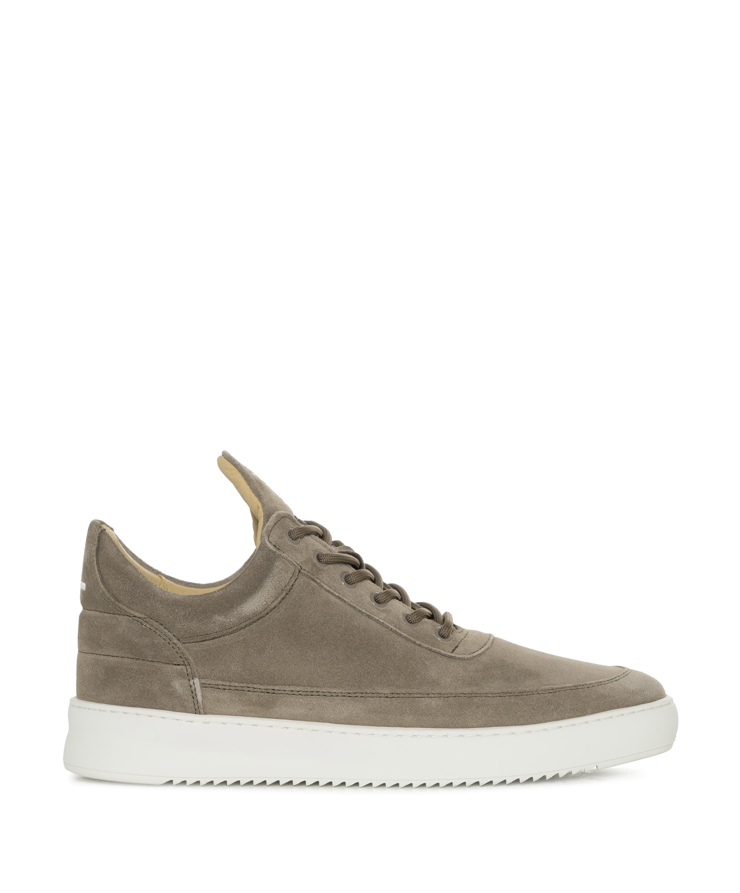 Low Top Suede Organic heren sneakers beige