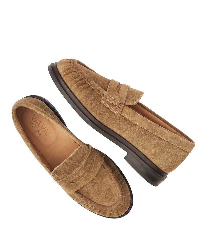 Fae Sarah dames loafers bruin