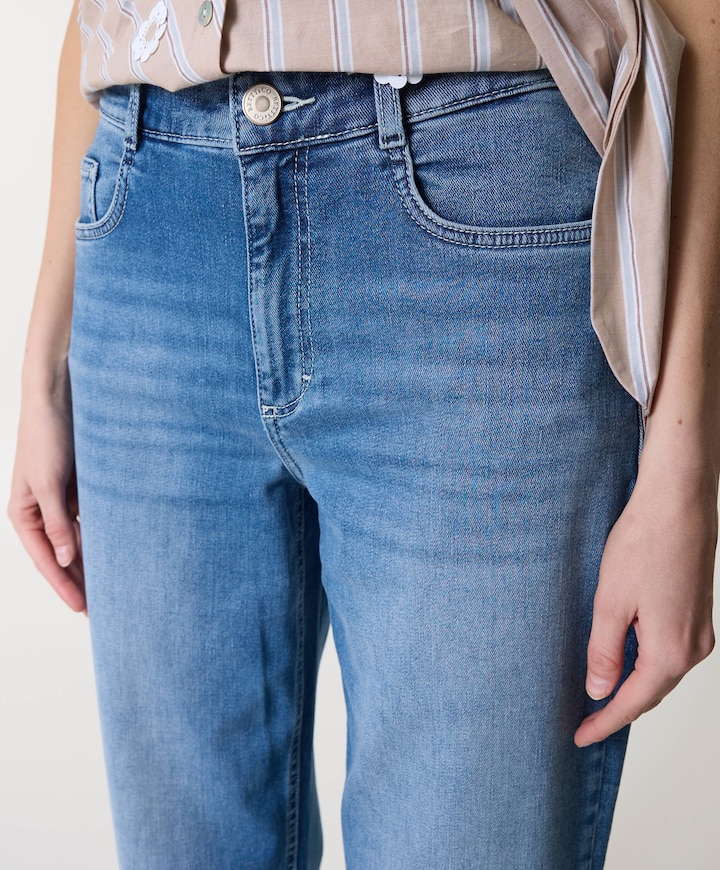 7/8 dames jeans blauw