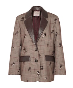 Dames blazer beige