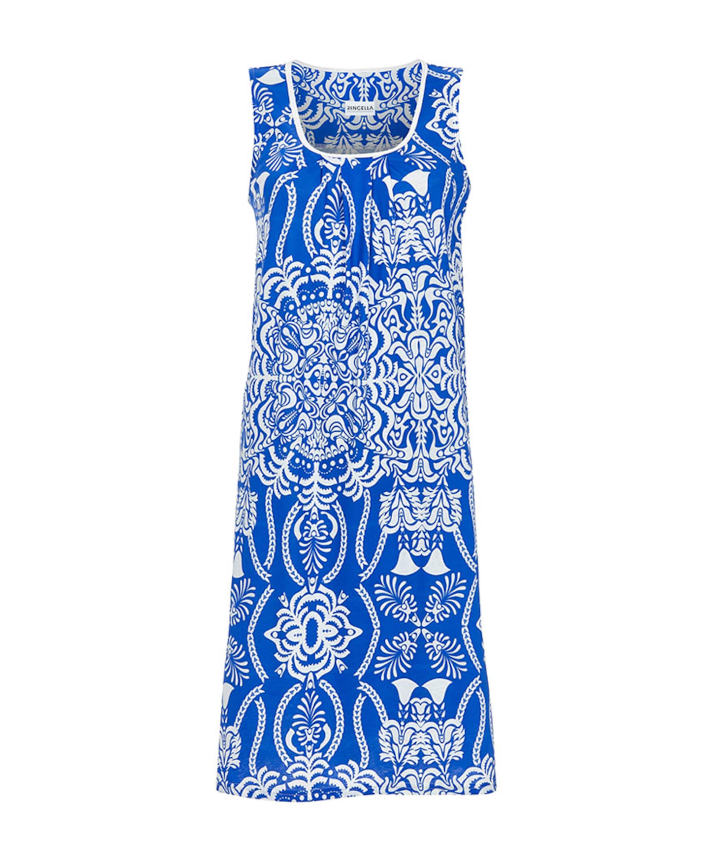 Dames nachthemd blauw