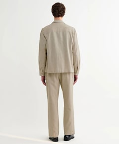 Heren overshirt beige