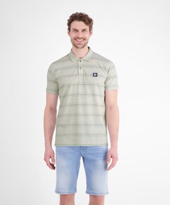 Heren polo ecru