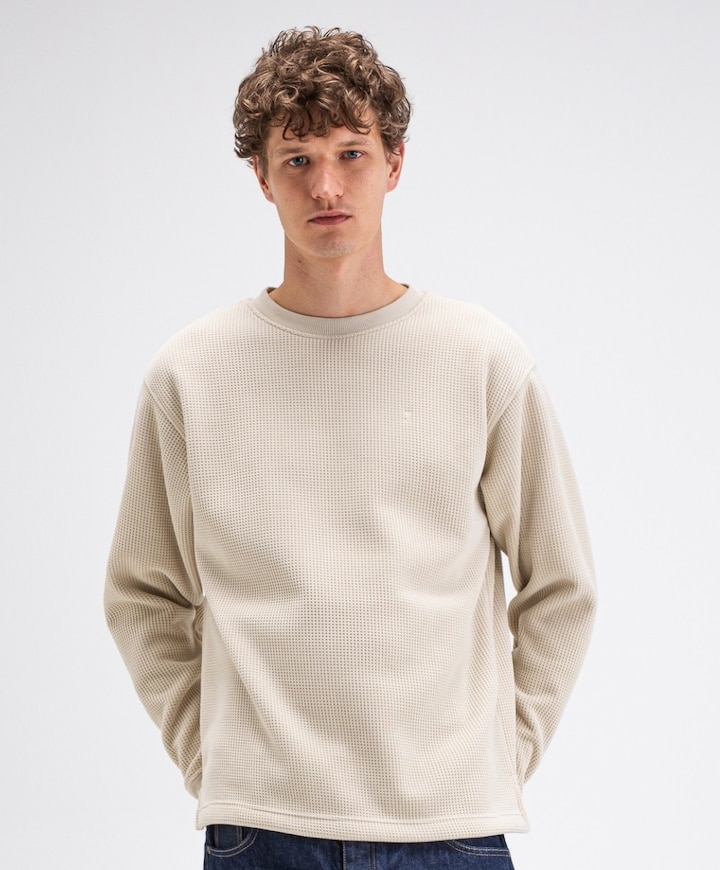 Heren trui beige