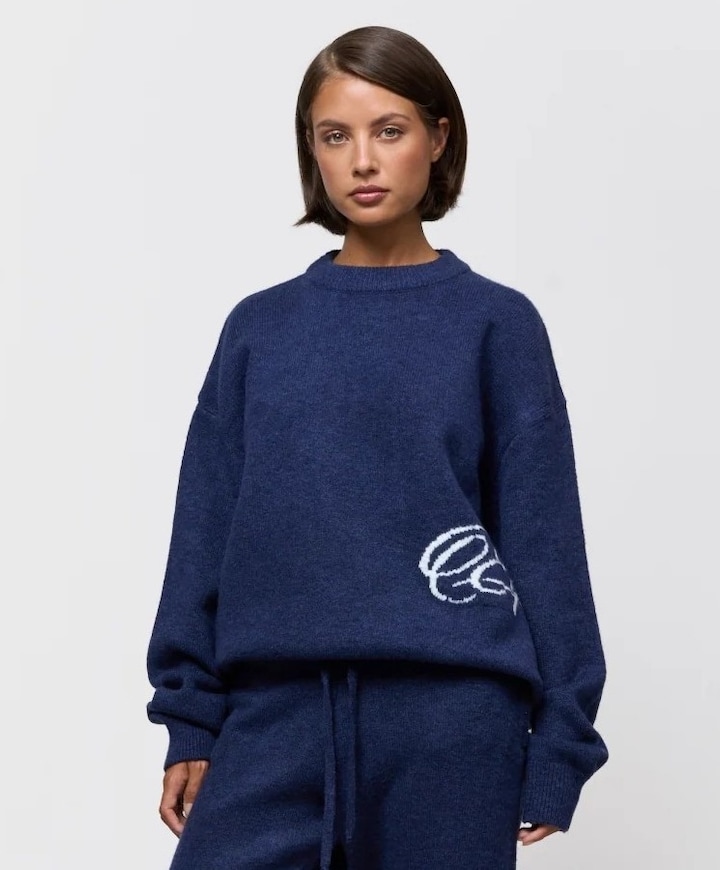 Uniseks sweater blauw