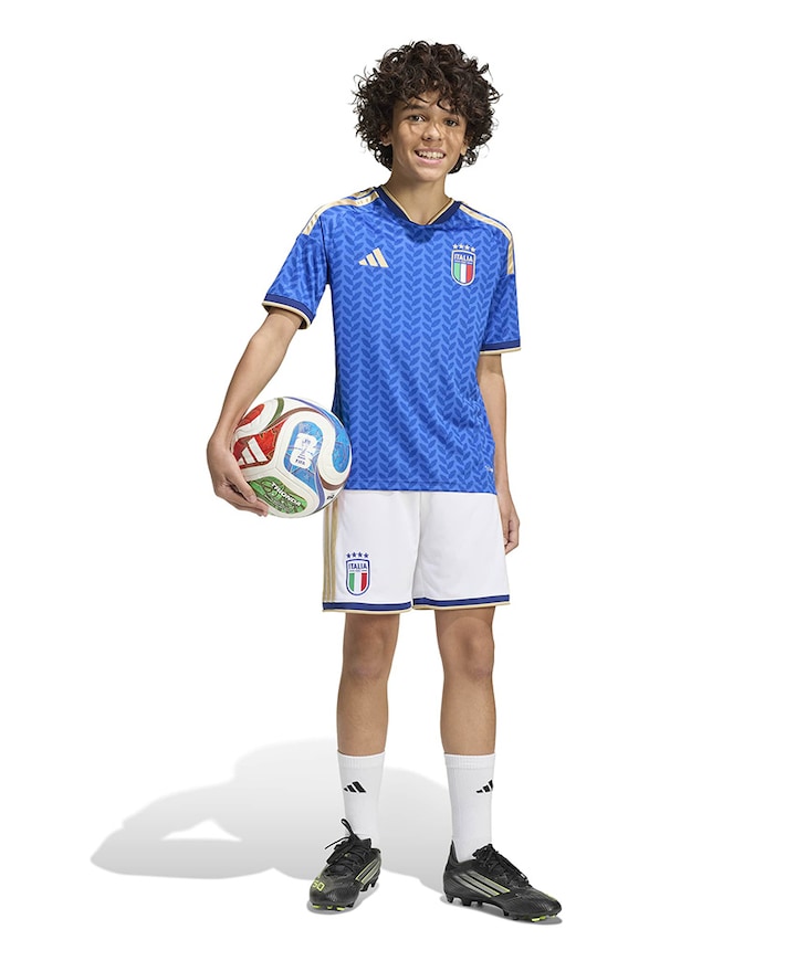 figc h sho y jongens short wit
