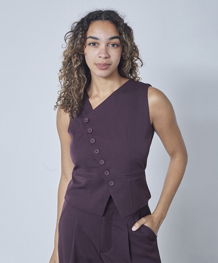 Vest bordeaux