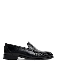 Penny Wrinkle dames loafers zwart