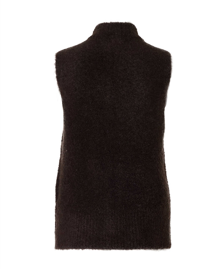 Dames gilet bruin