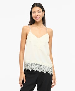 Dames top ecru