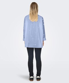 Dames blouse blauw