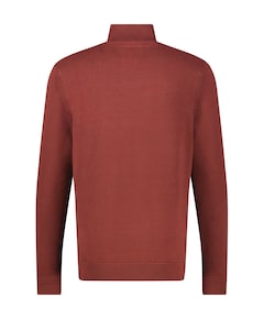 Heren trui met rits rood