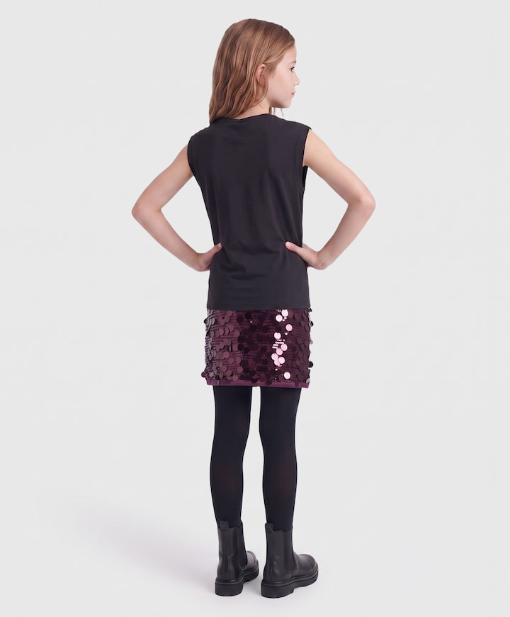 Meisjes rok bordeaux
