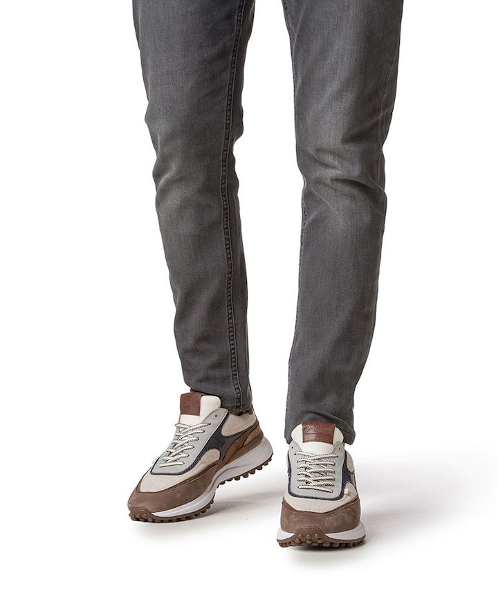 heren sneakers bruin