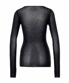 Dames longsleeve zwart