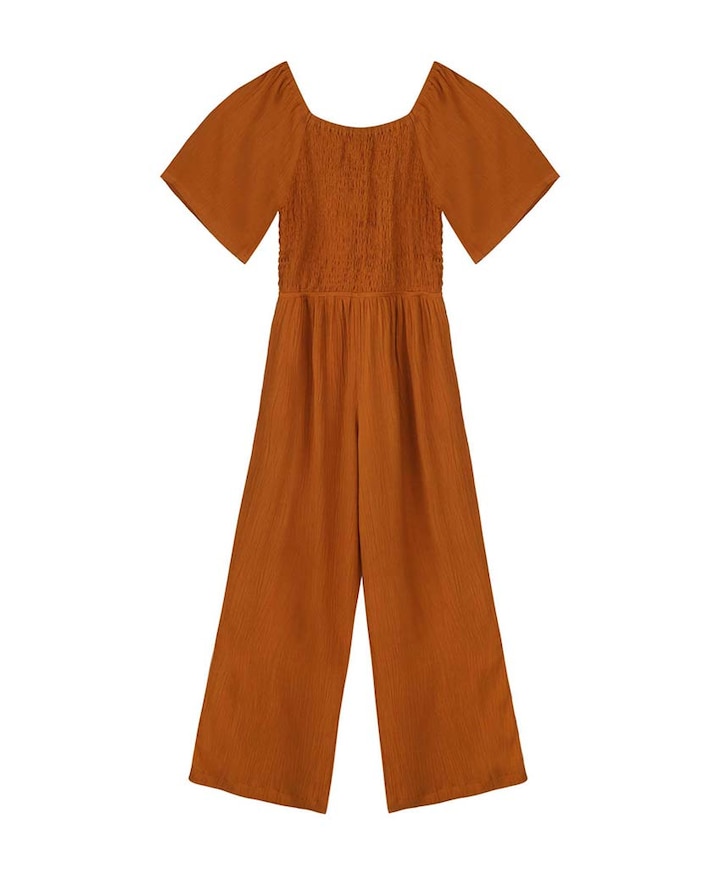 meisjes jumpsuit bruin
