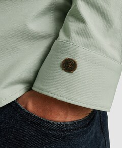 Overhemd lange mouw groen