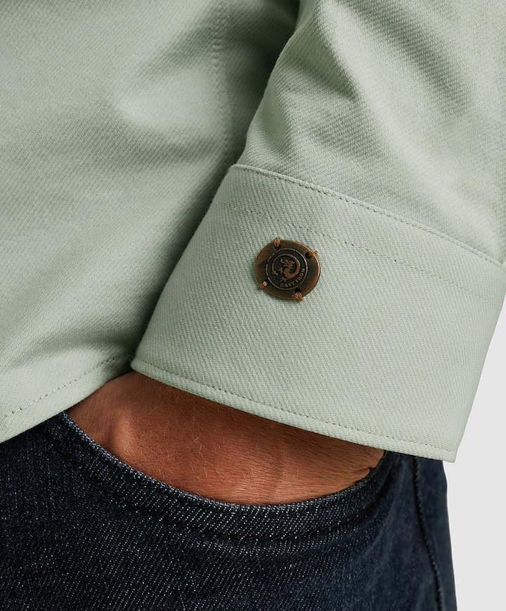 Overhemd lange mouw groen