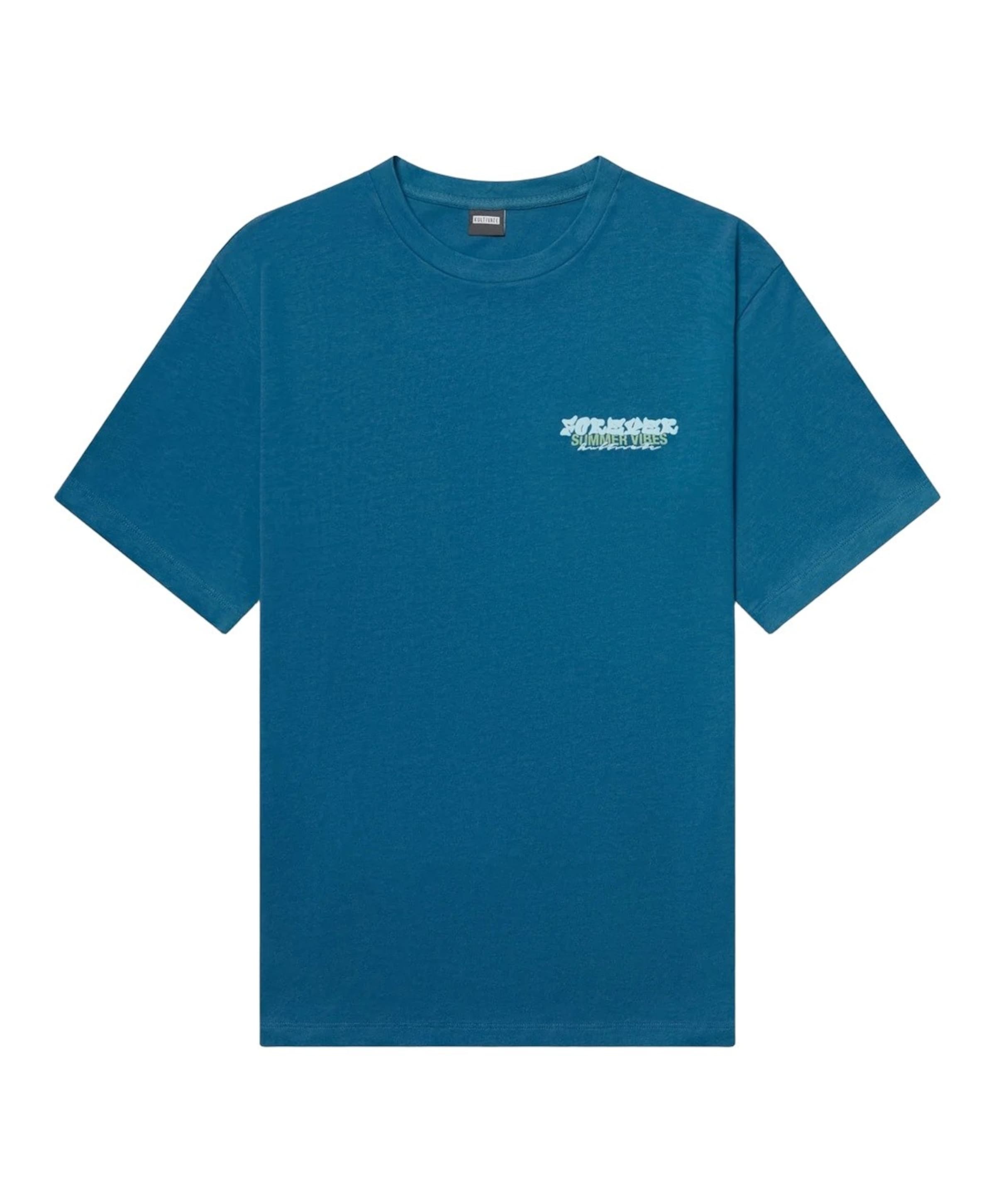 Heren T-shirt blauw