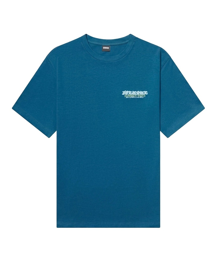 Heren T-shirt blauw