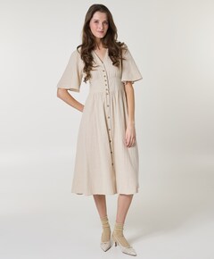 Dames jurk beige