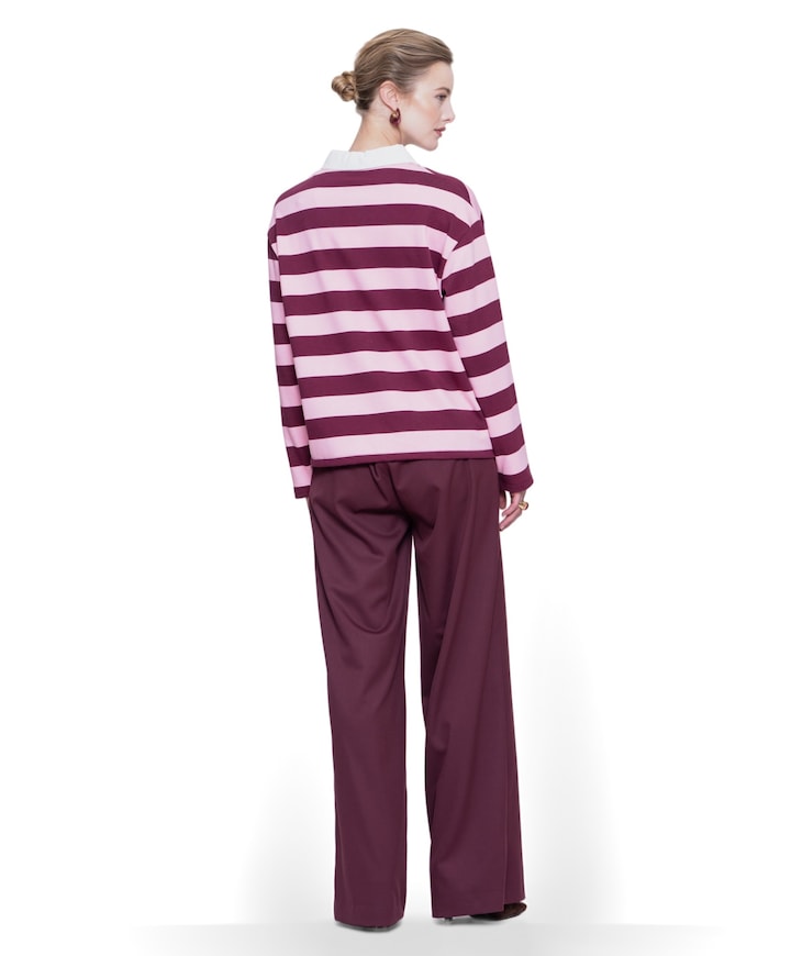 Dames broek bordeaux
