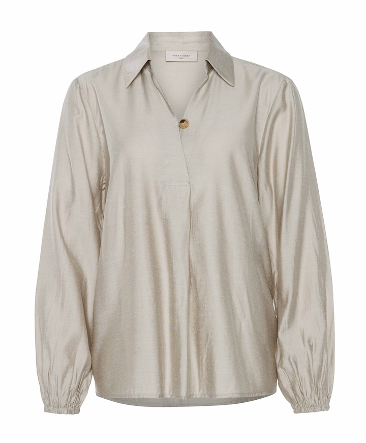 Dames blouse beige
