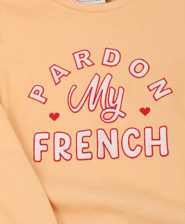 Meisjes sweater geel