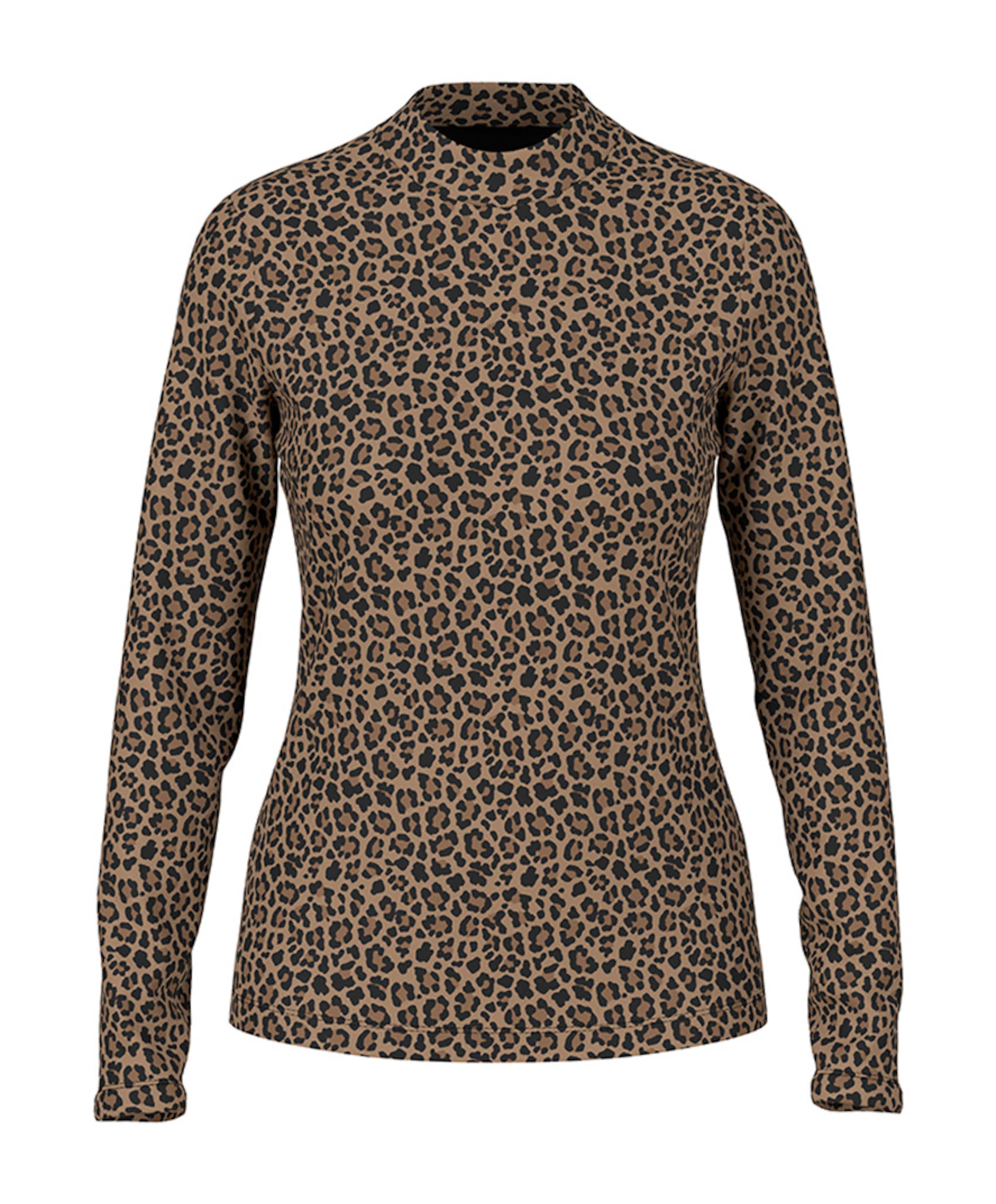 Dames longsleeve bruin