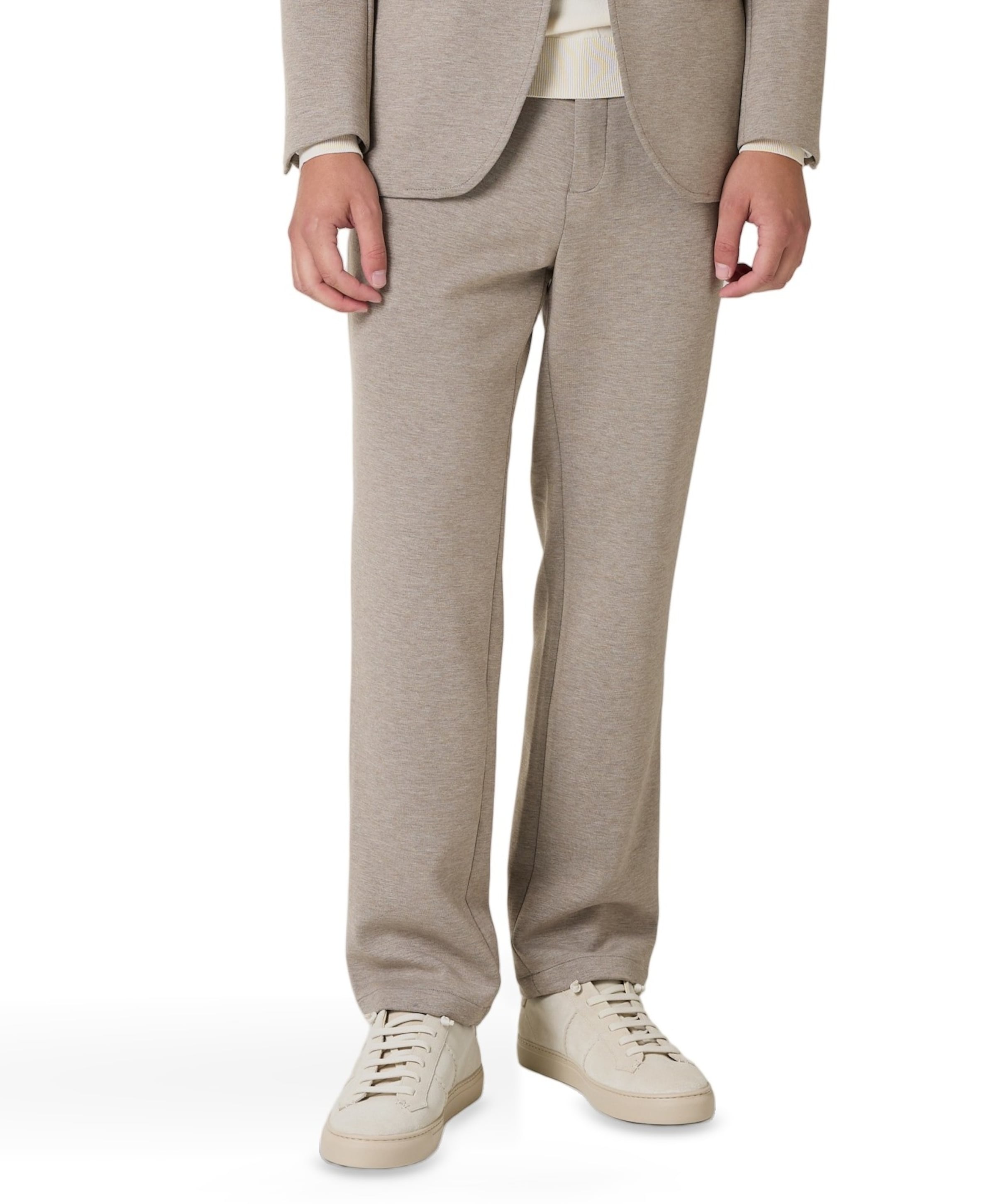 MAwesley Jersey heren broek beige
