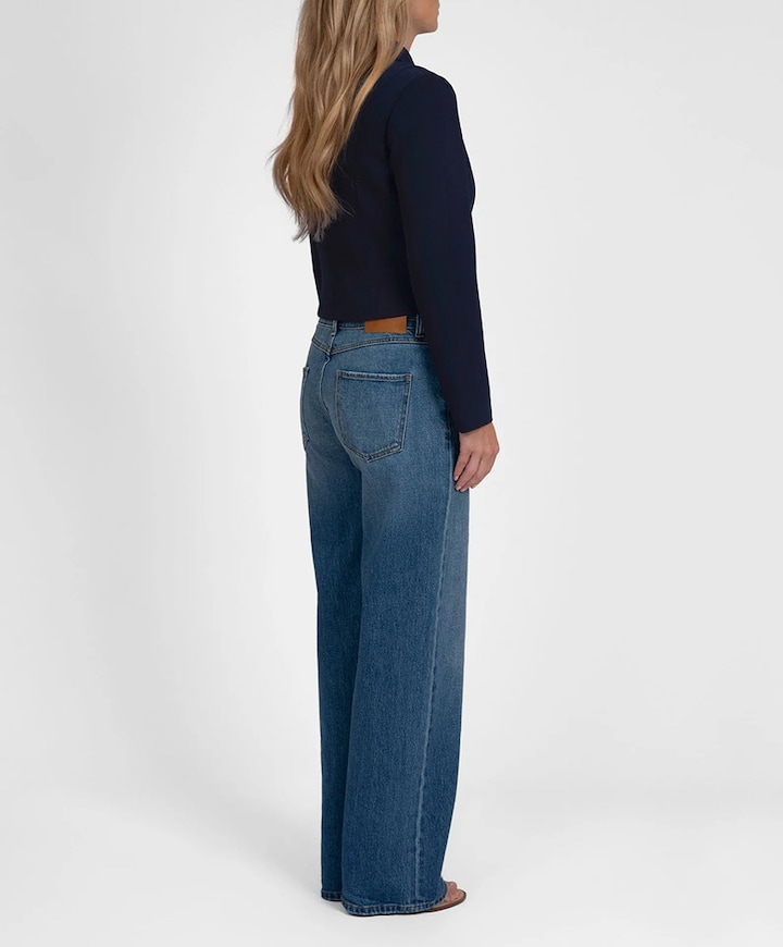 Dames jas blauw
