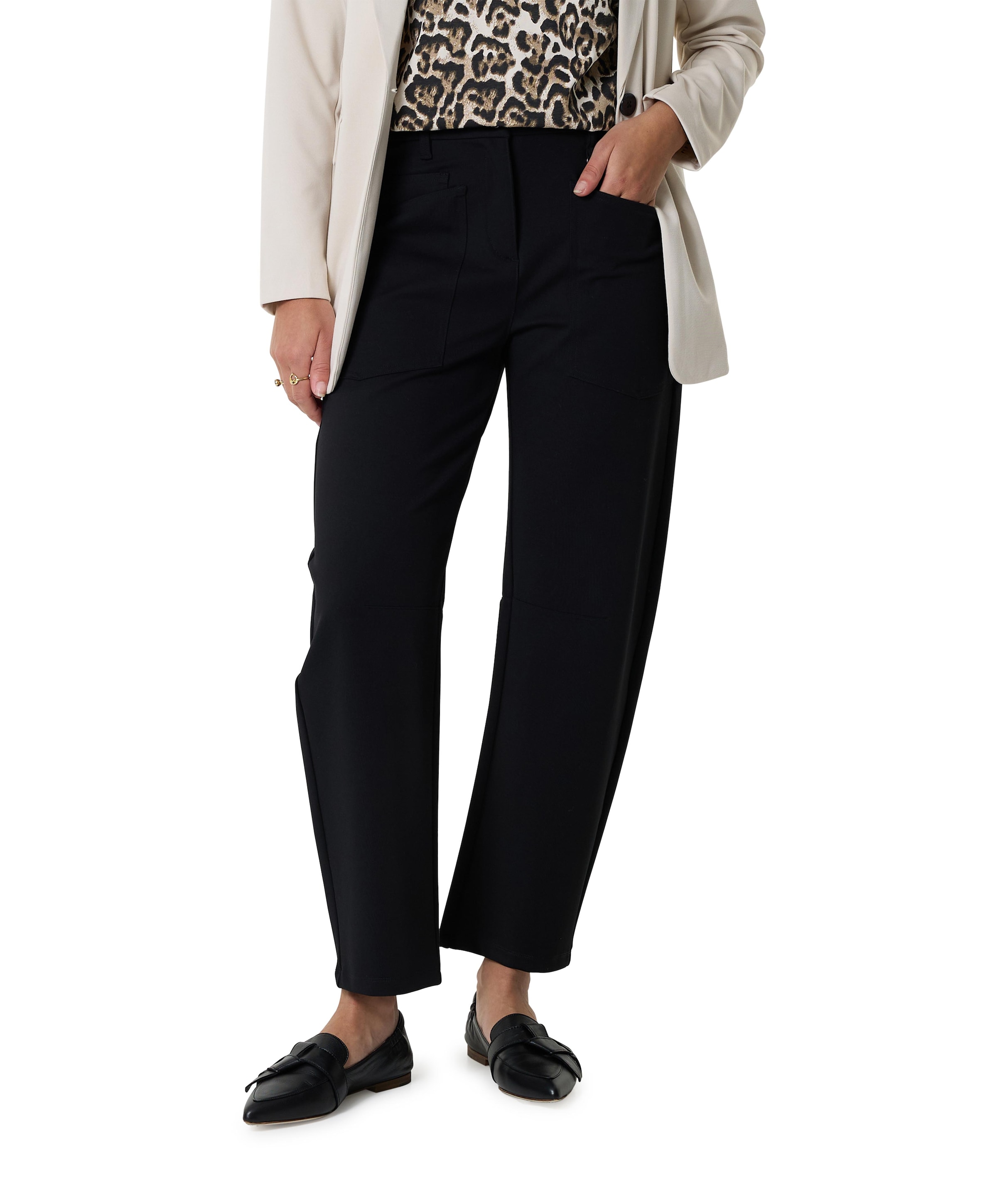 BAGGY SMART dames broek zwart