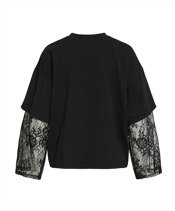 Dames longsleeve zwart