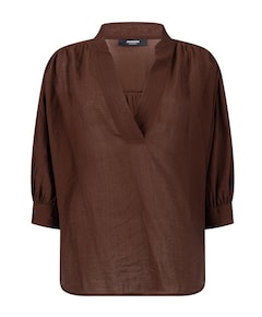 Dames blouse bruin