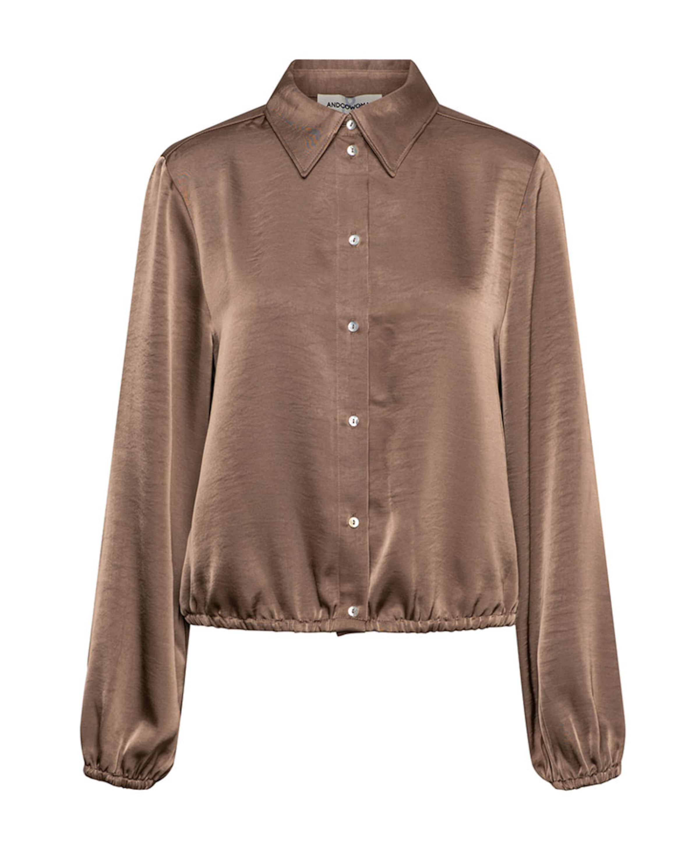 Dames blouse beige