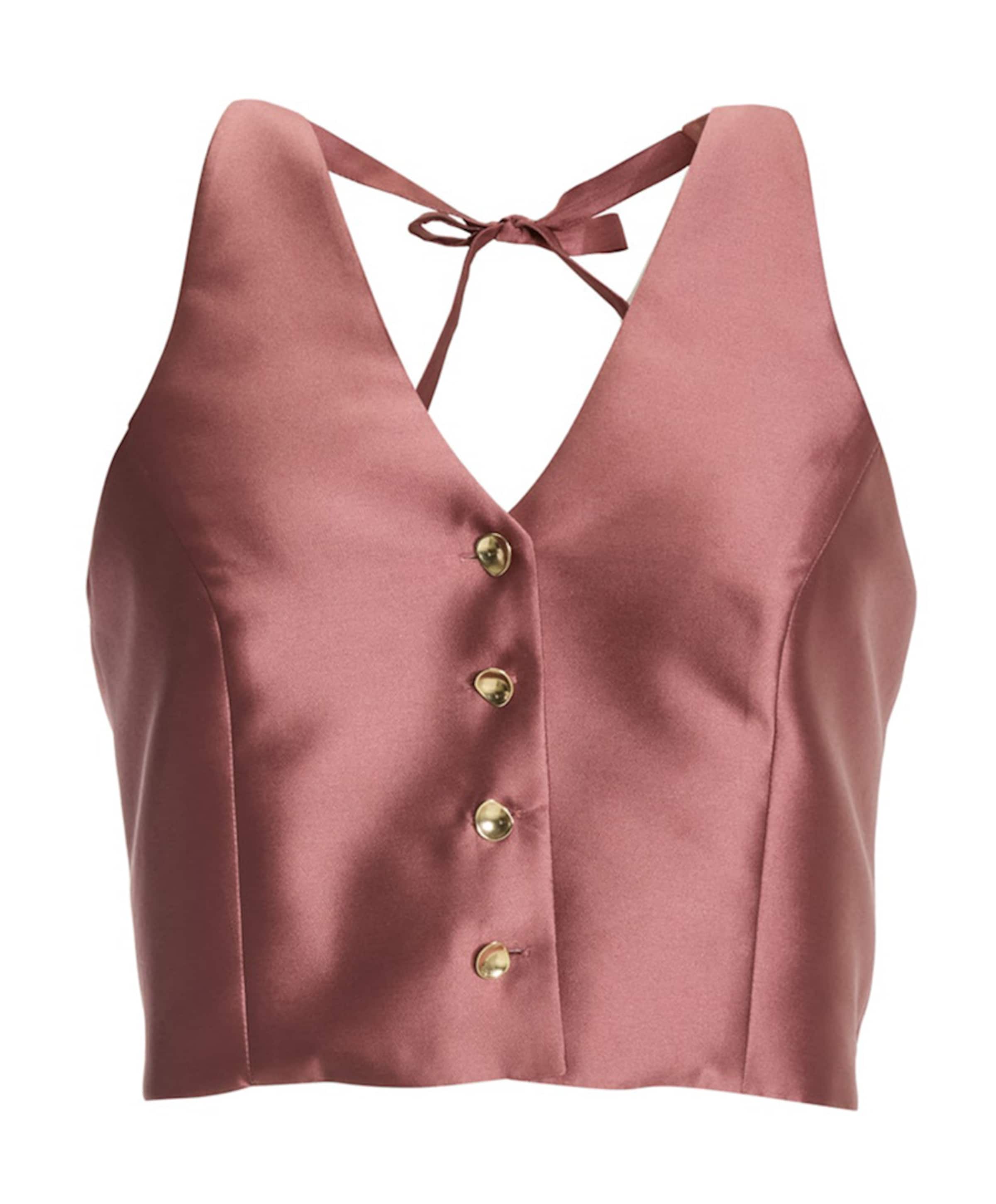 Dames gilet roze