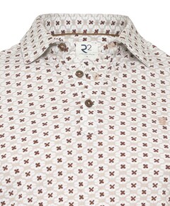 Heren polo beige